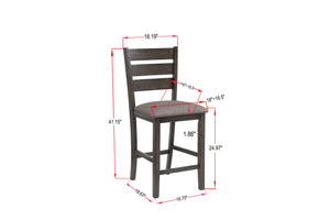 Crown Mark - Bardstown - Counter Height Chair (Set of 2) - 5th Avenue Furniture