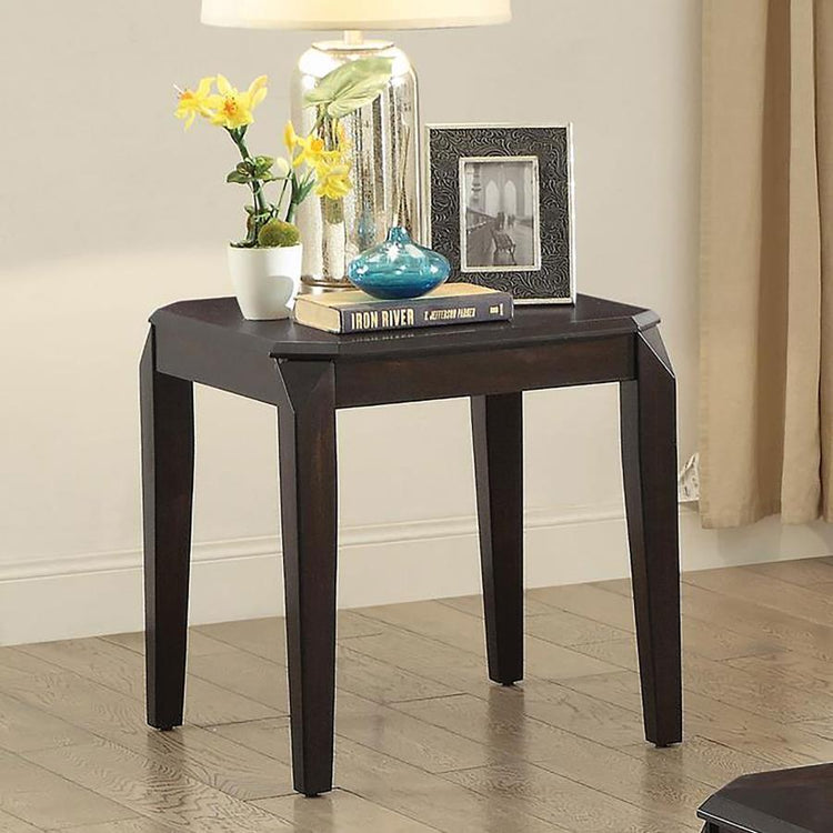 CoasterEssence - Baylor - Square End Table - Walnut - 5th Avenue Furniture