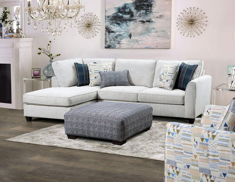 Furniture of America - Chepstow - Sectional - Cream - 5th Avenue Furniture