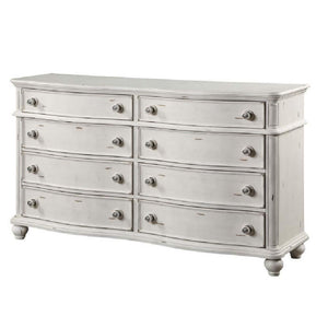 ACME - Jaqueline - Dresser - Light Gray Linen & Antique White Finish - 5th Avenue Furniture