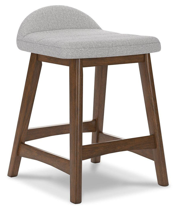 Signature Design by Ashley® - Lyncott - Upholstered Barstool (Set of 2) - 5th Avenue Furniture