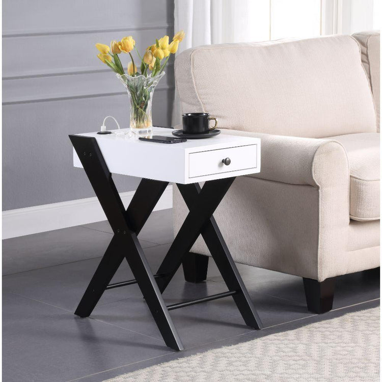 ACME - Fierce - Accent Table (USB Charging Dock) - 5th Avenue Furniture