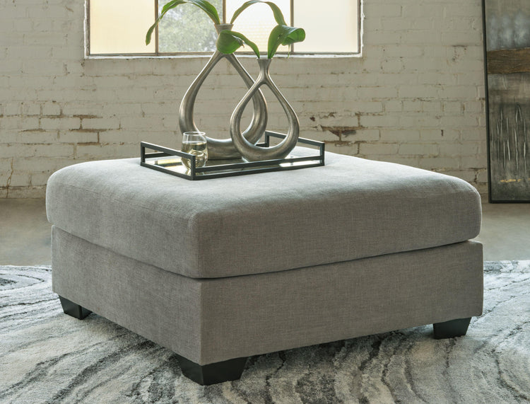 Ashley® - Keener - Ash - Oversized Accent Ottoman - 5th Avenue Furniture