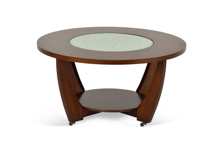 Steve Silver Furniture - Rafael - Cocktail Table With Casters - Brown - 5th Avenue Furniture