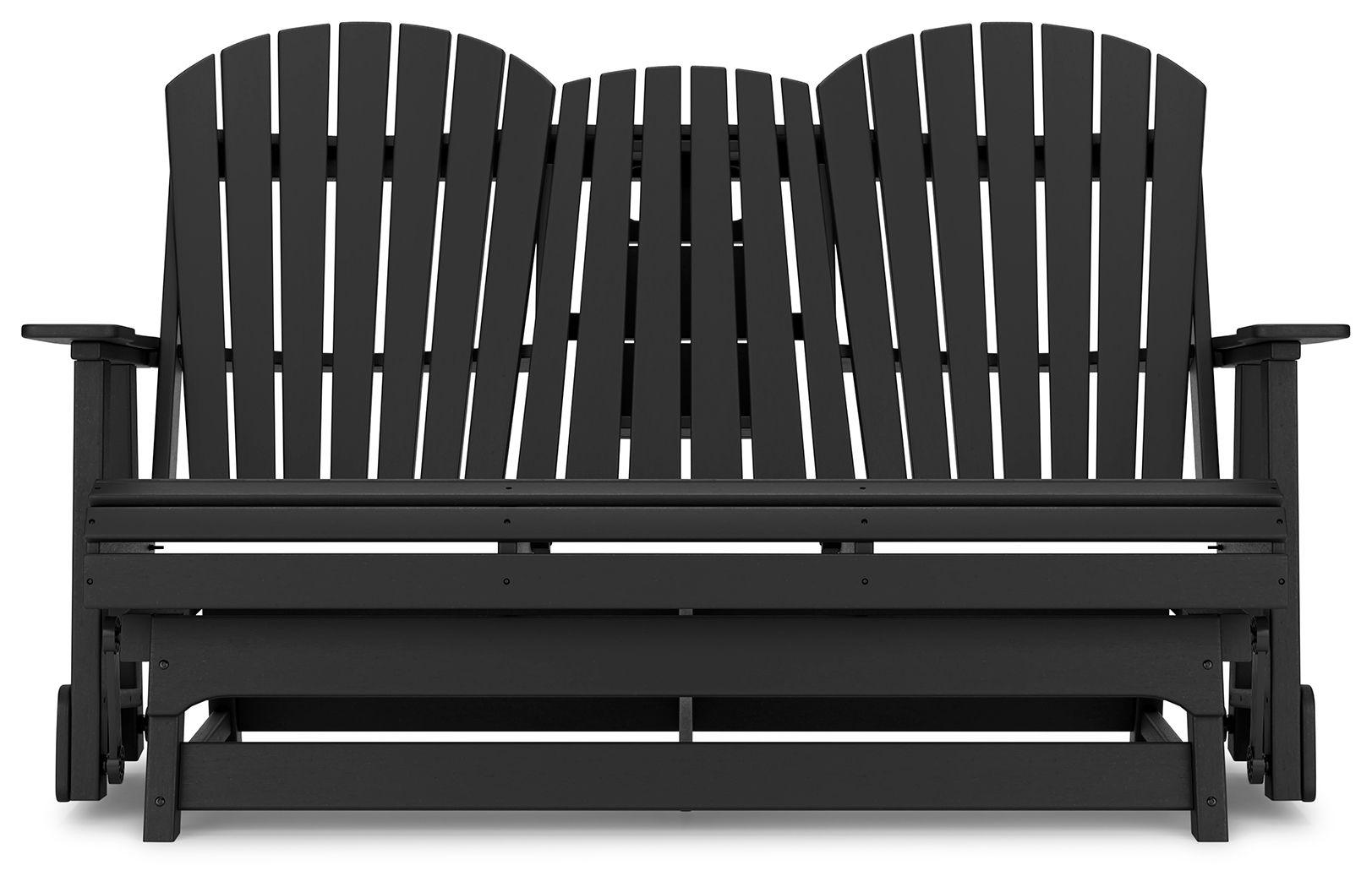 Signature Design by Ashley® - Hyland Wave - Glider Loveseat - 5th Avenue Furniture