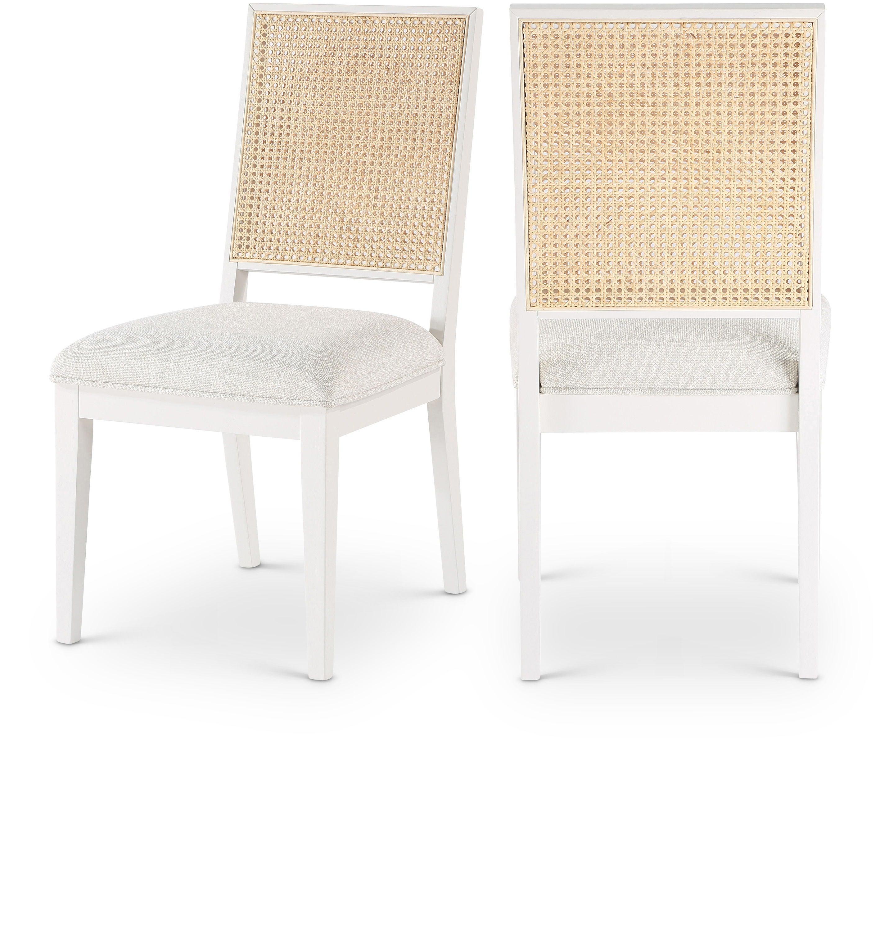 Meridian Furniture - Butterfly - Dining Chair (Set of 2) - Cream - 5th Avenue Furniture