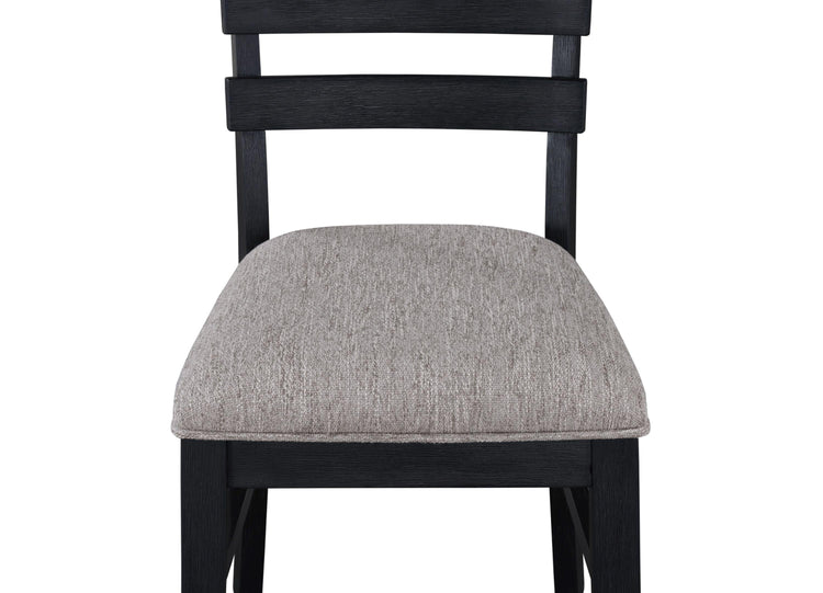 Crown Mark - Guthrie - Side Chair (Set of 2) - Charcoal & Gray - 5th Avenue Furniture
