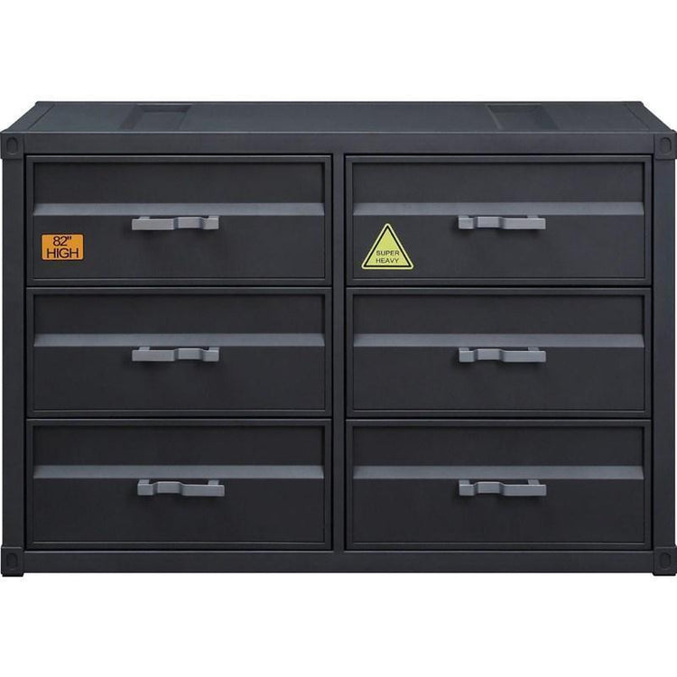 ACME - Cargo - Dresser - Gunmetal Finish - 5th Avenue Furniture