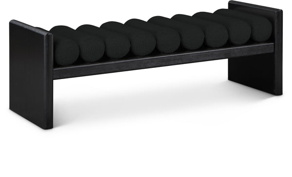Meridian Furniture - Waverly - Bench - Black - 5th Avenue Furniture