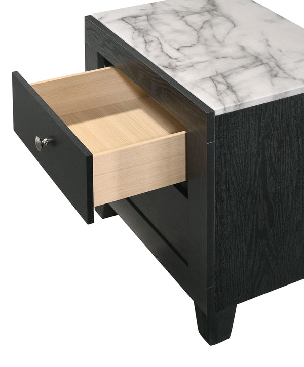 Crown Mark - Cadence - Nightstand - Black - 5th Avenue Furniture