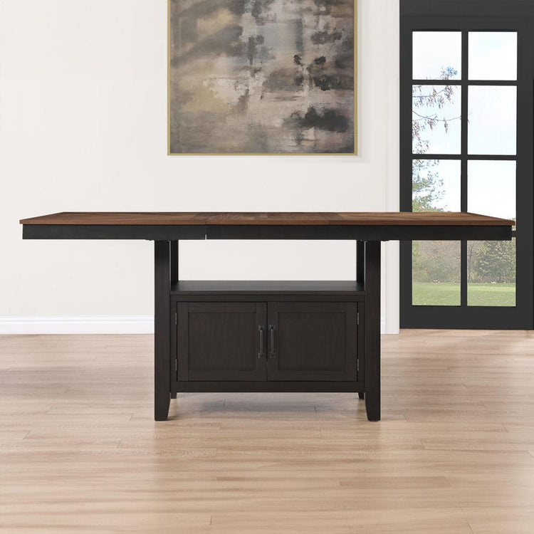 Steve Silver Furniture - Bermuda - Storage Counter Table - Black - 5th Avenue Furniture