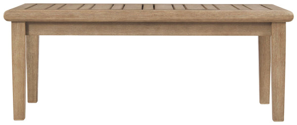 Ashley Furniture - Gerianne - Brown - Rectangular Cocktail Table - 5th Avenue Furniture