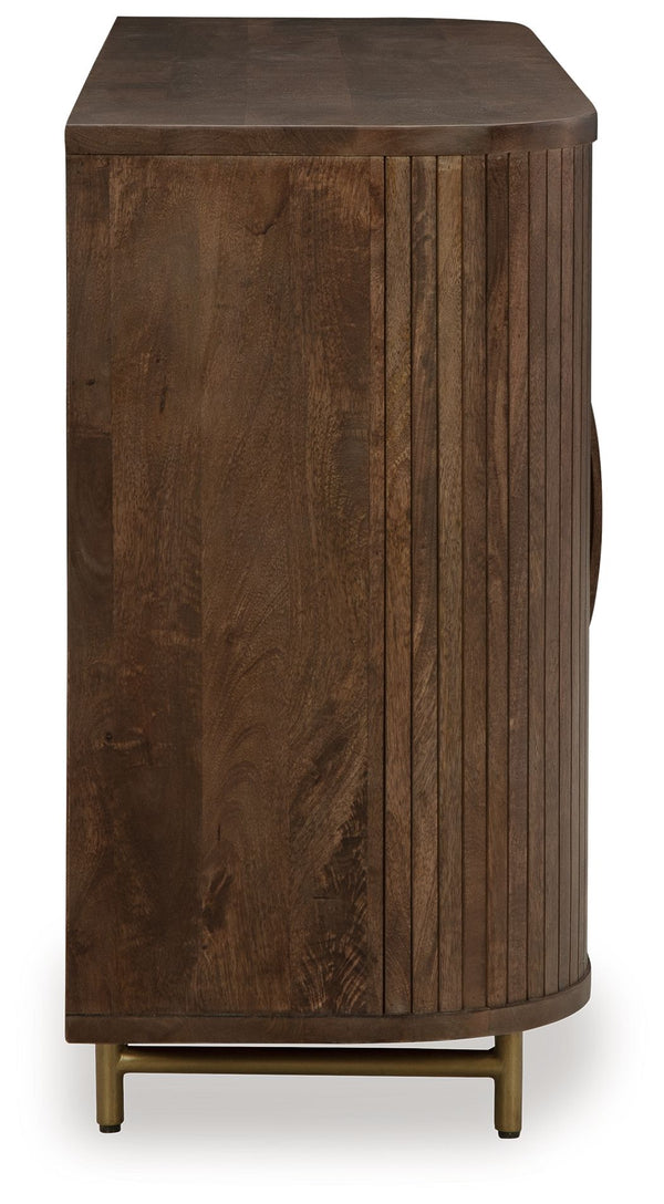 Amickly - Dark Brown - Accent Cabinet - 5th Avenue Furniture