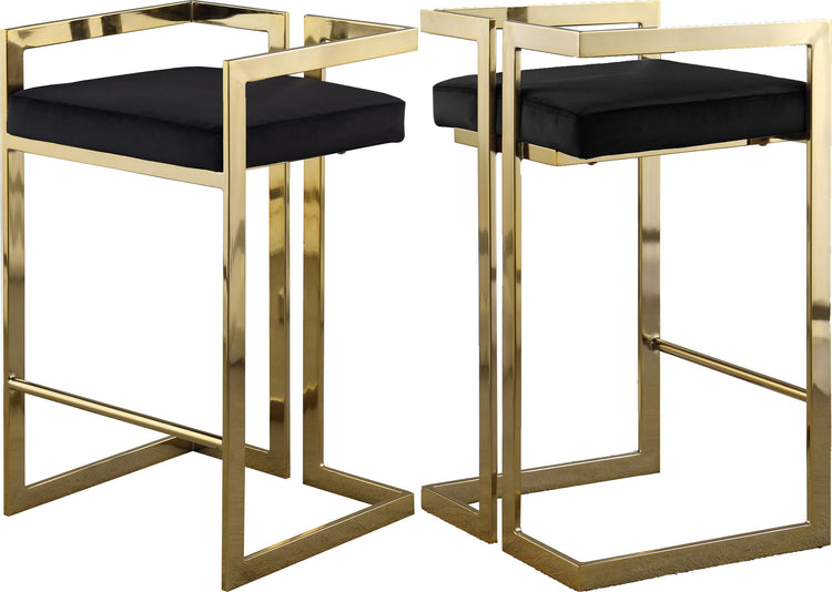 Meridian Furniture - Ezra - Stool (Set of 2) - 5th Avenue Furniture