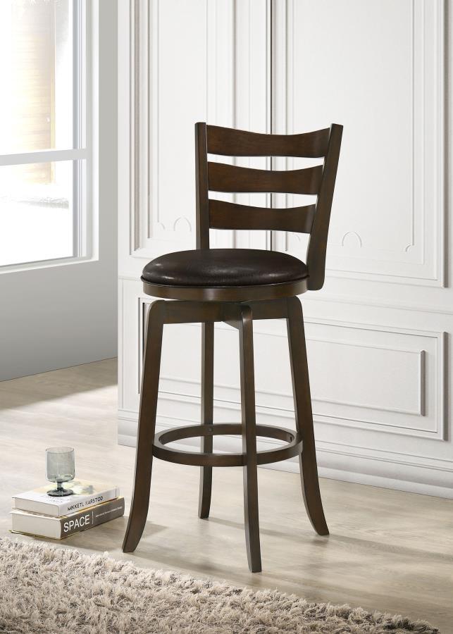 CoasterEssence - Murphy - Ladder Back Swivel Bar Stool - 5th Avenue Furniture