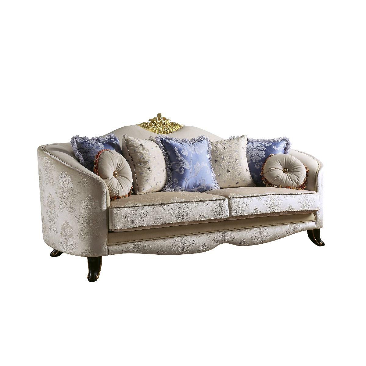 ACME - Sheridan - Sofa - Cream Fabric - 5th Avenue Furniture