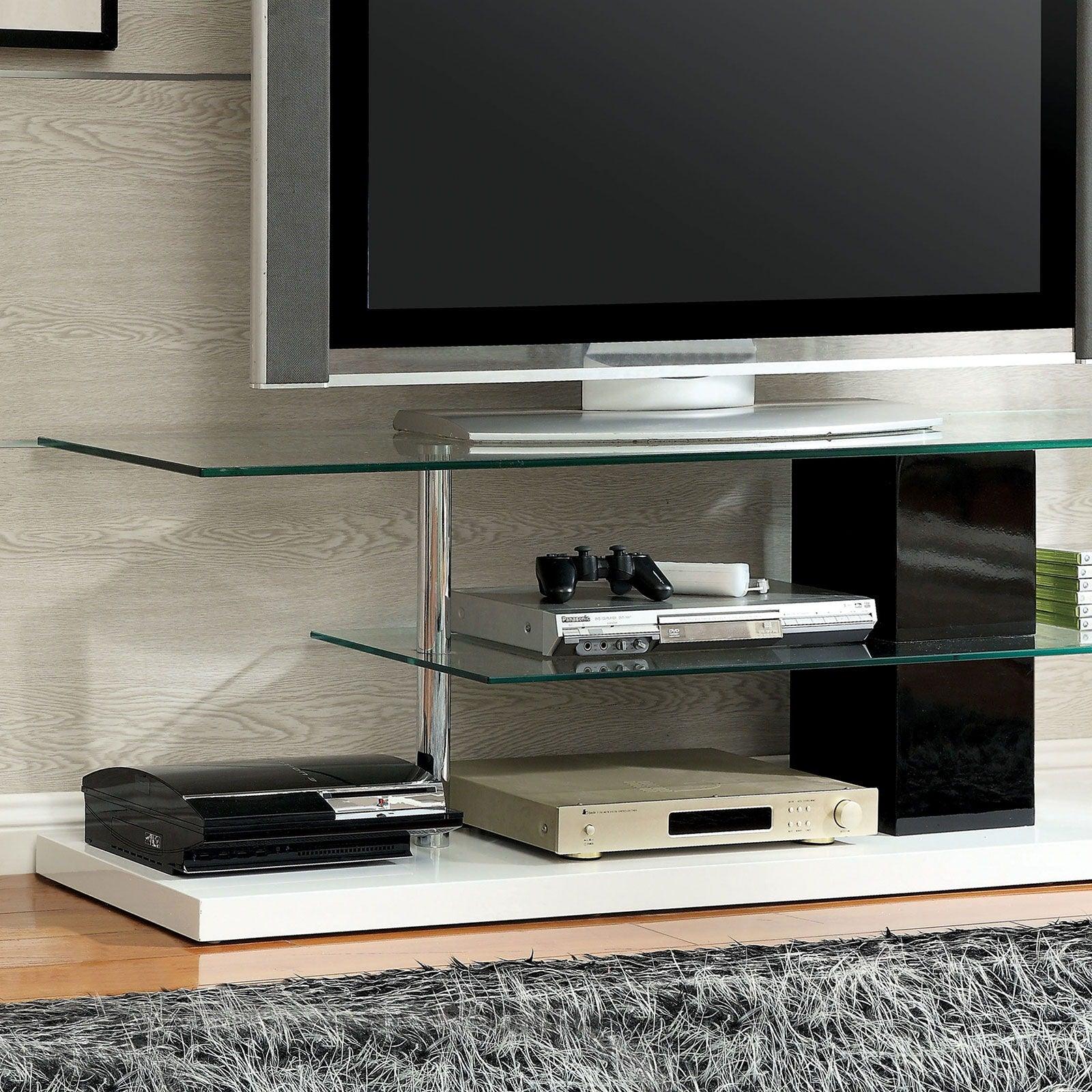 Furniture of America - Neapoli - TV Console - Black / White - 5th Avenue Furniture