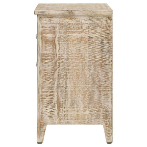 Coaster Fine Furniture - Mariska - 3-Drawer Wooden Accent Cabinet - White Distressed - 5th Avenue Furniture