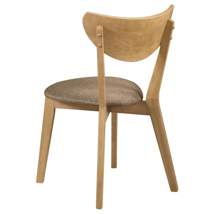 Coaster Fine Furniture - Elowen - Dining Side Chair (Set of 2) - Light Walnut And Brown - 5th Avenue Furniture