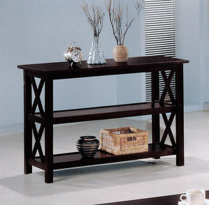 CoasterEssence - Rachelle - Sofa Table With 2-Shelf - Deep Merlot - 5th Avenue Furniture