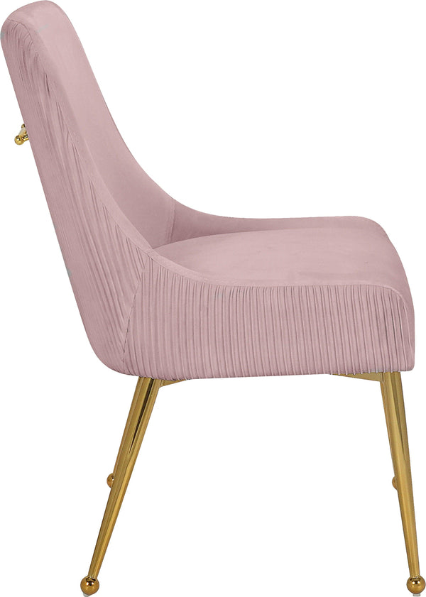 Meridian Furniture - Ace - Dining Chair with Gold Legs (Set of 2) - 5th Avenue Furniture