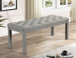 Crown Mark - Finley - Bench - Gray - 5th Avenue Furniture