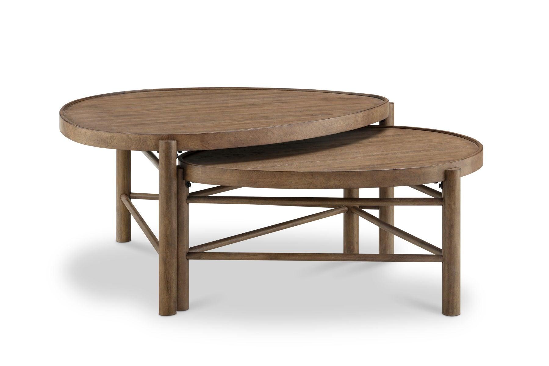 Magnussen Furniture - Hadleigh - Nesting Cocktail Table - Honey - 5th Avenue Furniture