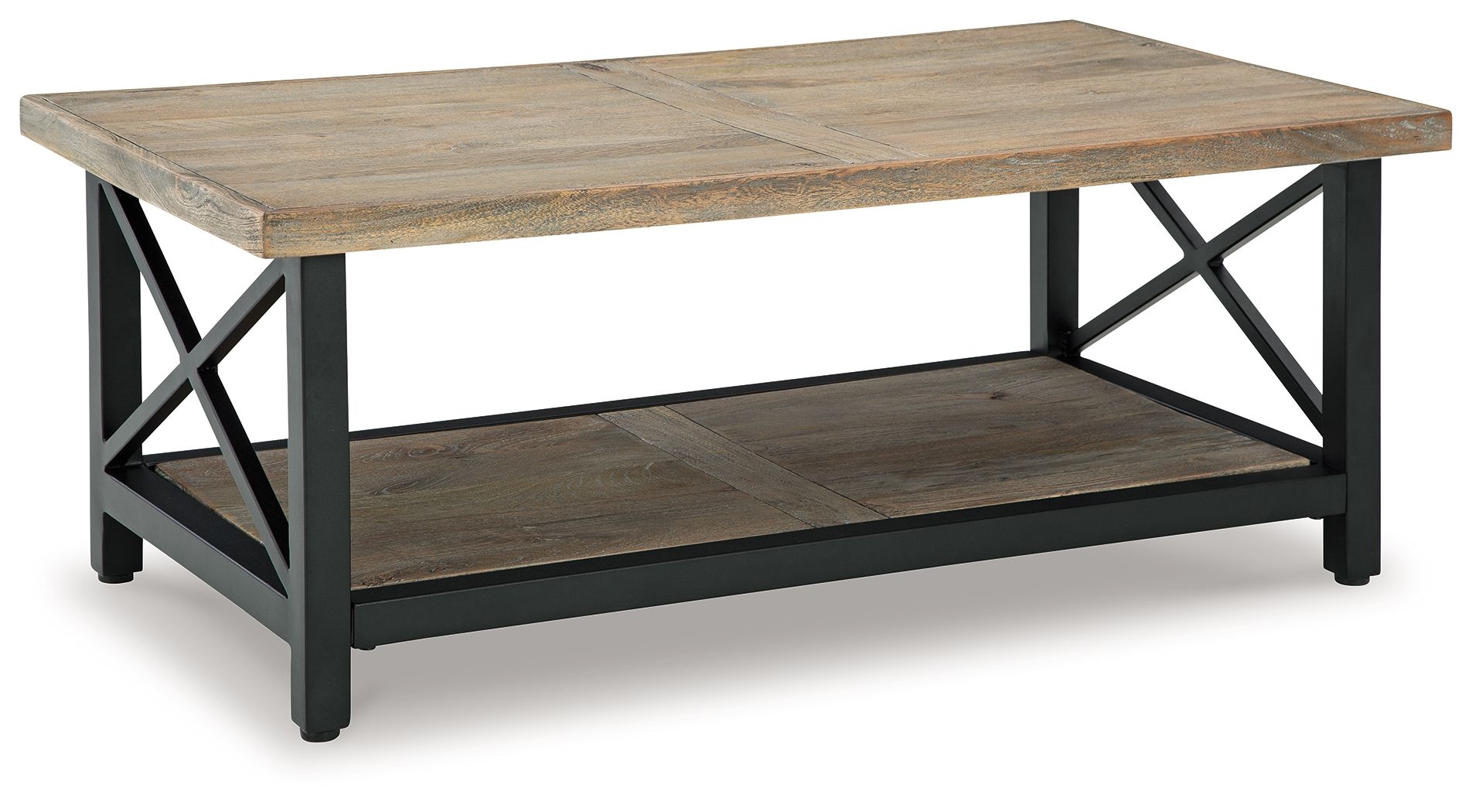 Bristenfort - Brown / Black - Rectangular Cocktail Table - 5th Avenue Furniture