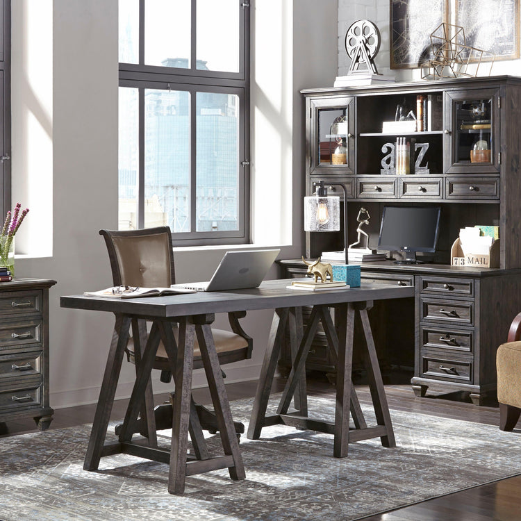 Magnussen Furniture - Sutton Place - Desk - Weathered Charcoal - 5th Avenue Furniture