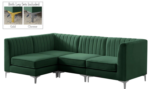 Meridian Furniture - Alina - 4 Pc. Sectional - 5th Avenue Furniture