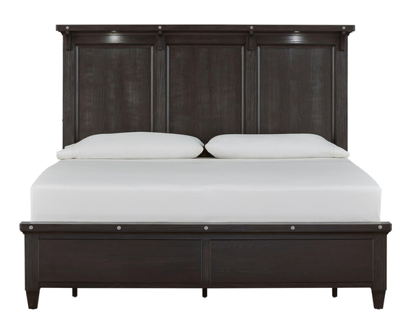 Magnussen Furniture - Sierra - Complete Lighted Panel Bed - 5th Avenue Furniture