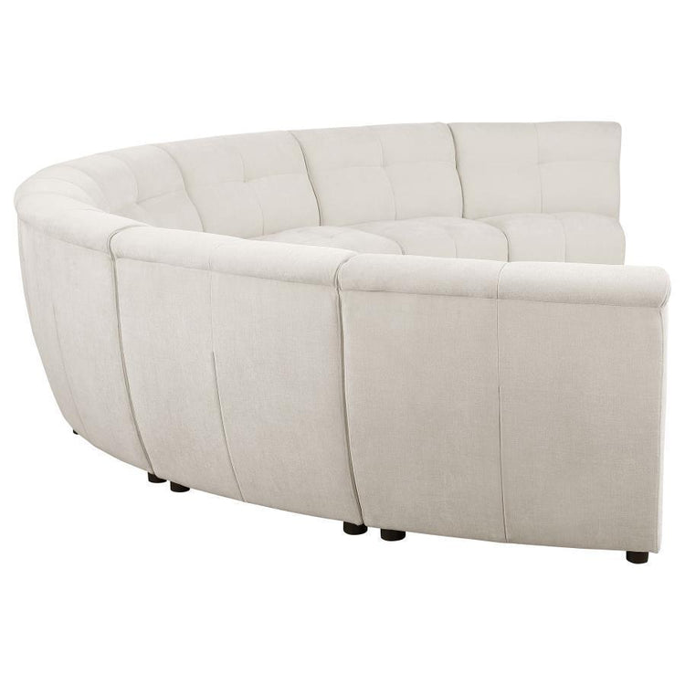 Coaster Fine Furniture - Charlotte - Upholstered Curved Modular Sectional Sofa - 5th Avenue Furniture