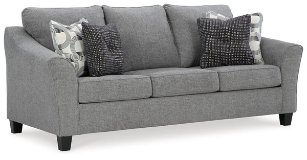 Benchcraft® - Mathonia - Smoke - Queen Sofa Sleeper - 5th Avenue Furniture