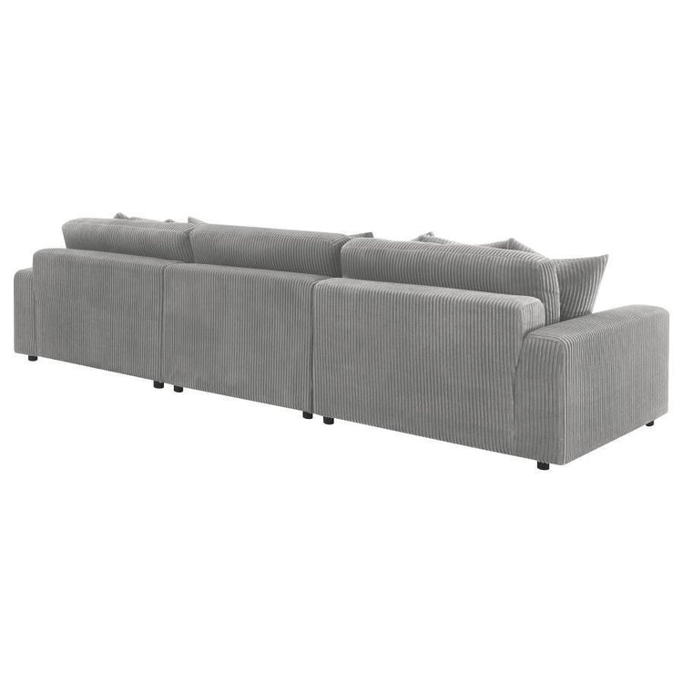 Coaster Fine Furniture - Blaine - 105" Upholstered Reversible Sectional - 5th Avenue Furniture