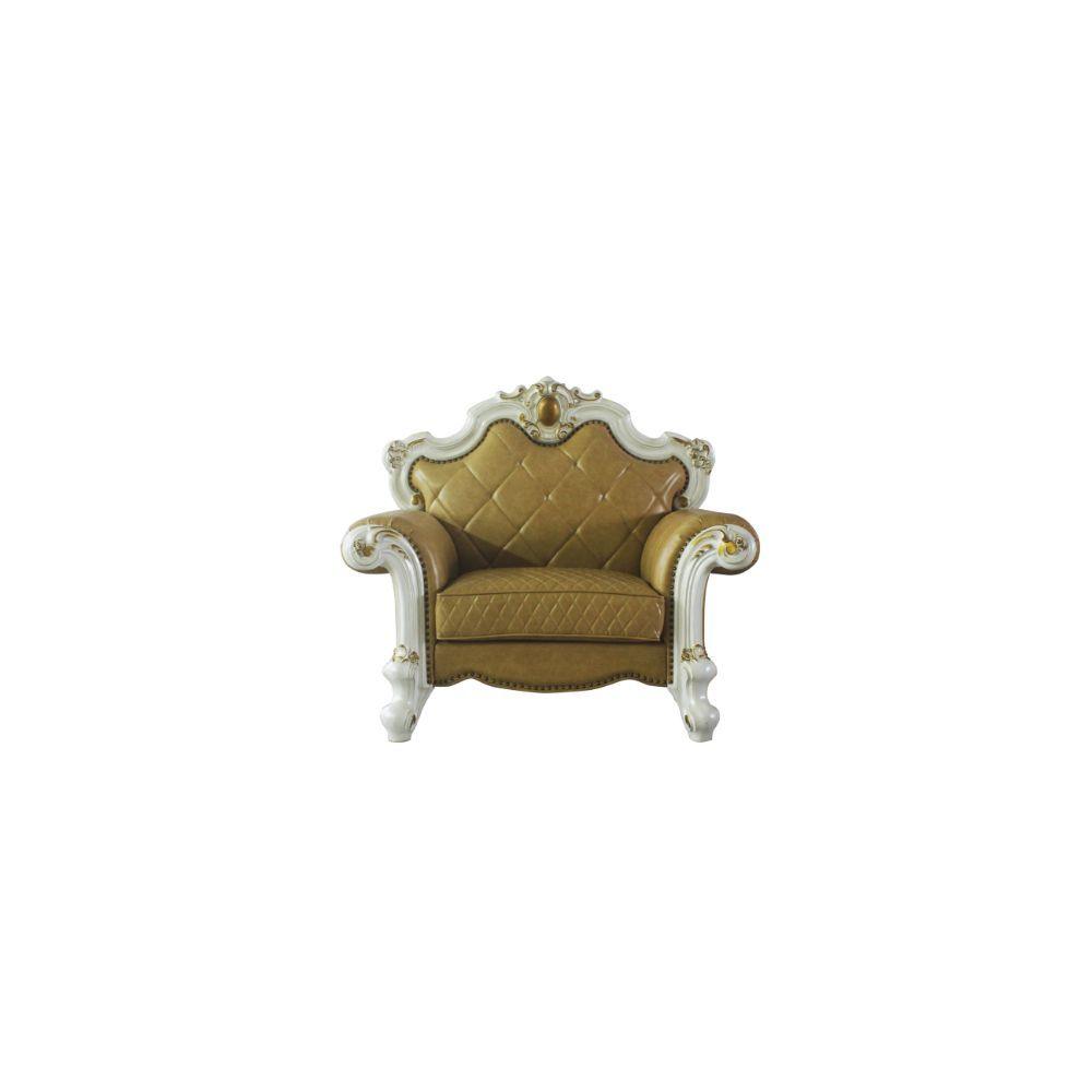 ACME - Picardy - Chair w/1 Pillow - 5th Avenue Furniture