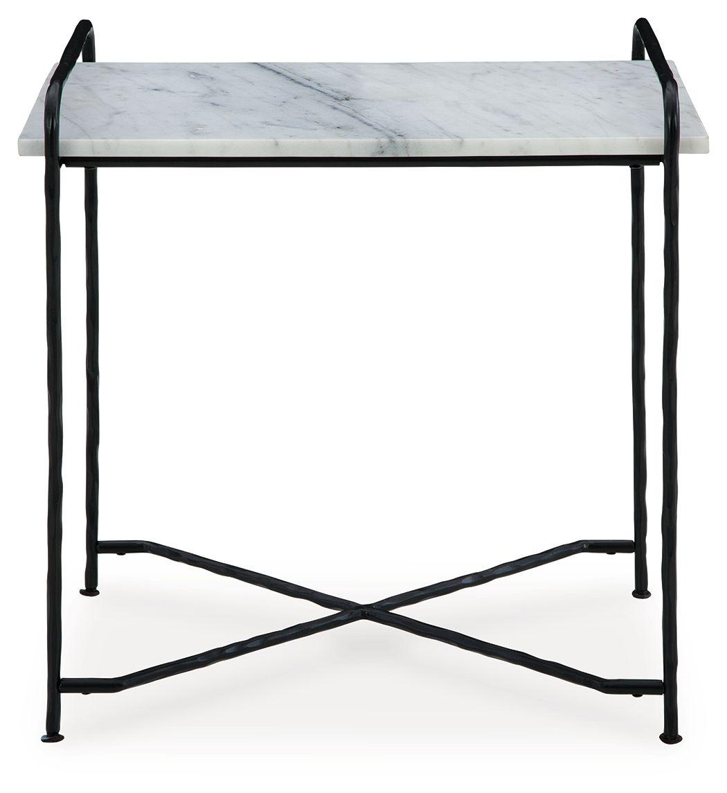 Signature Design by Ashley® - Ashber - White / Black - Accent Table - 5th Avenue Furniture