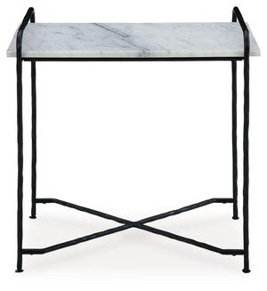 Signature Design by Ashley® - Ashber - White / Black - Accent Table - 5th Avenue Furniture