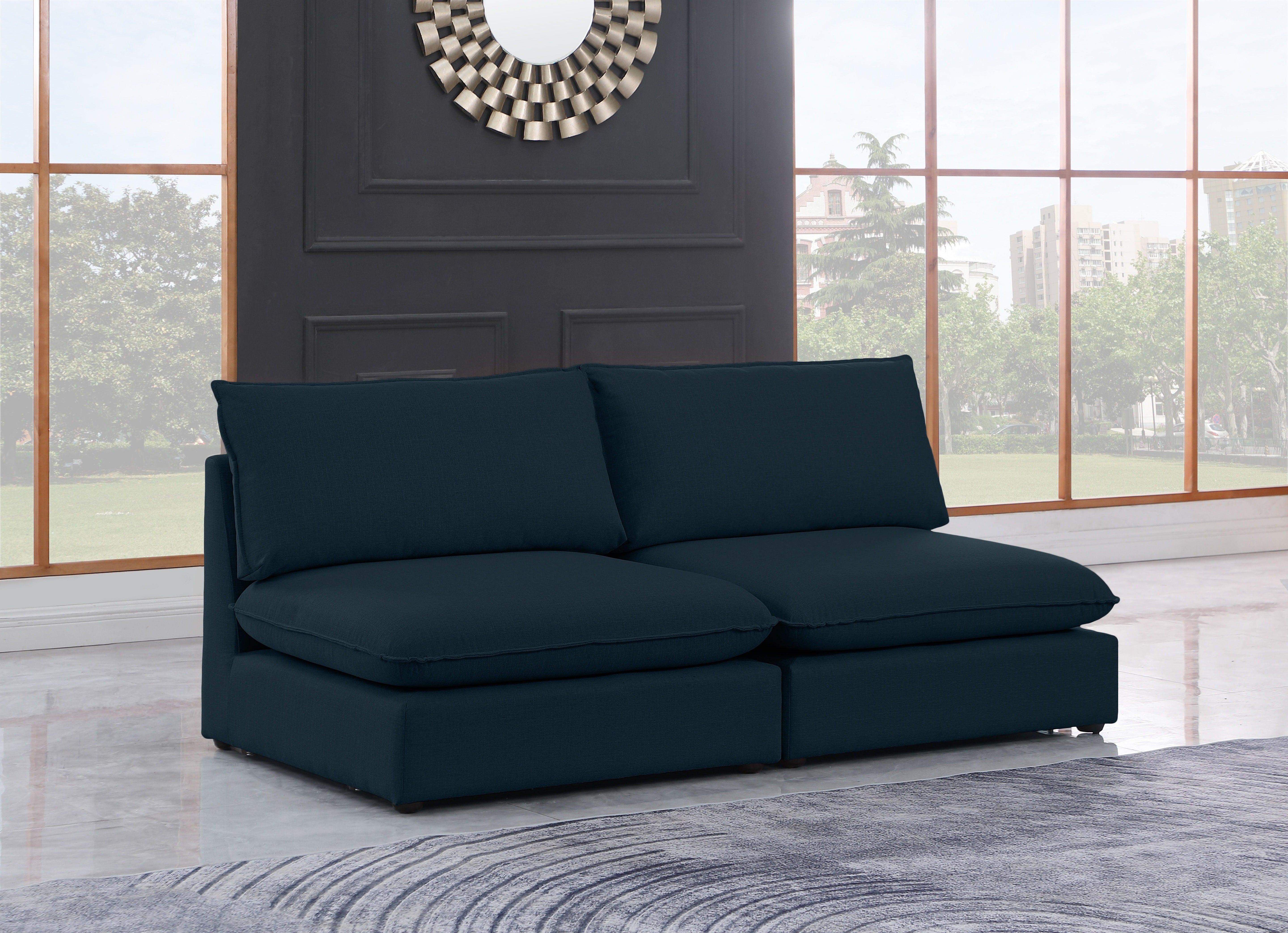 Meridian Furniture - Mackenzie - Modular Sofa Armless - 2 Seats - 5th Avenue Furniture