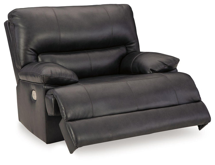 Signature Design by Ashley® - Mountainous - Eclipse - Power Recliner With Adj Headrest - 5th Avenue Furniture