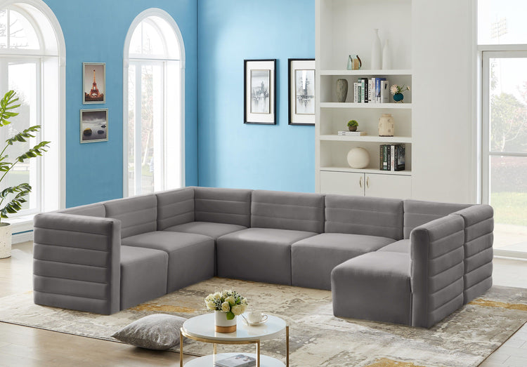 Meridian Furniture - Quincy - Modular Sectional - 5th Avenue Furniture