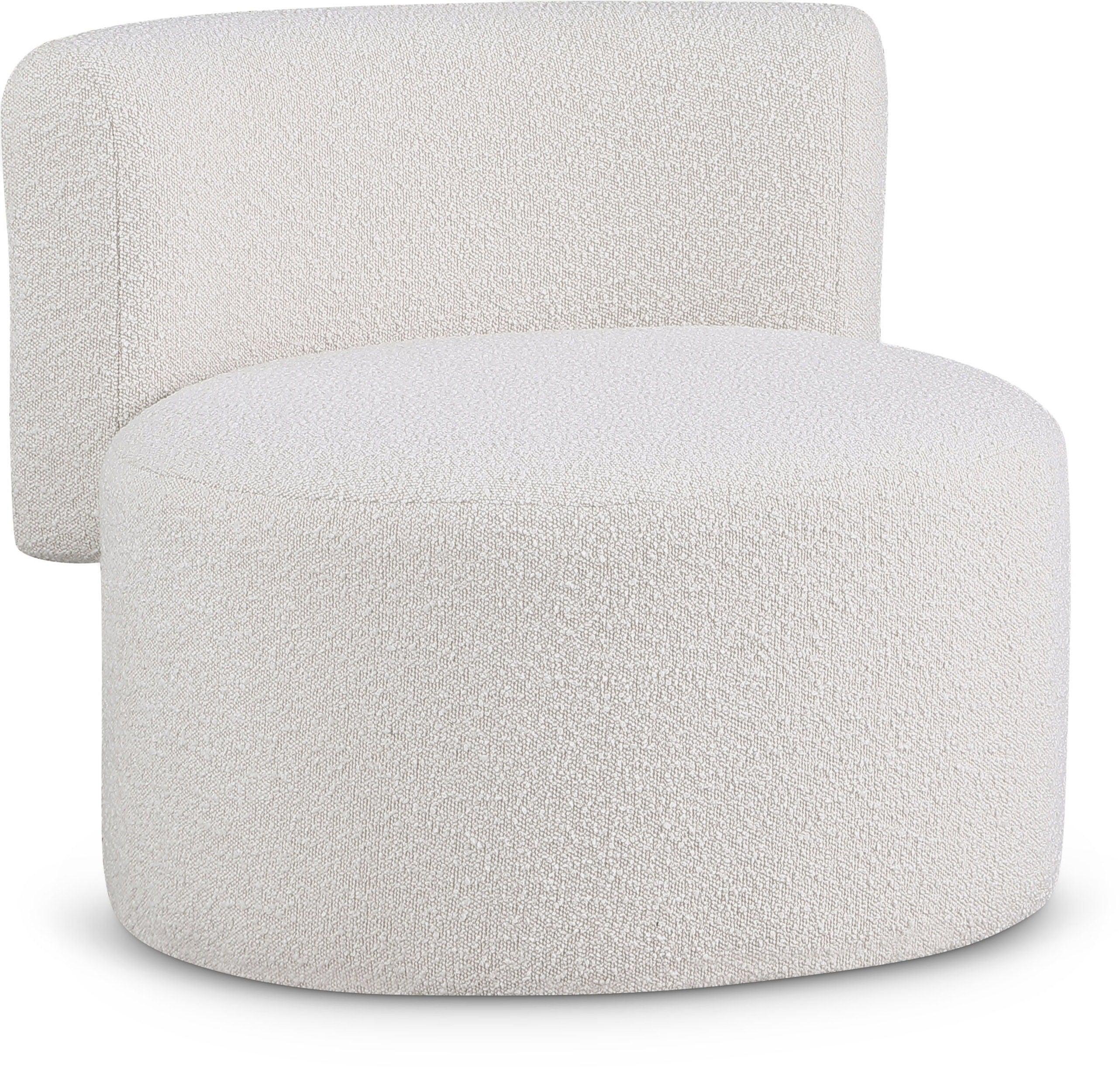 Meridian Furniture - Como - Accent Chair - Cream - 5th Avenue Furniture