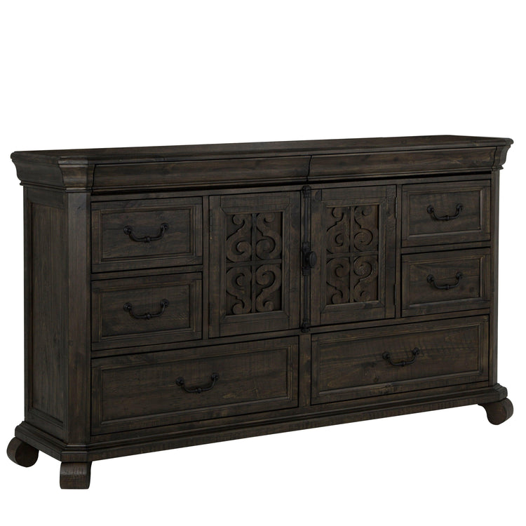 Magnussen Furniture - Bellamy - Drawer Dresser - Peppercorn - 5th Avenue Furniture