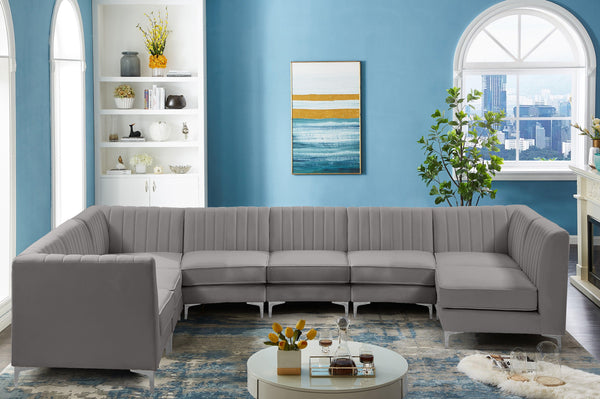 Meridian Furniture - Alina - Sectional - 5th Avenue Furniture