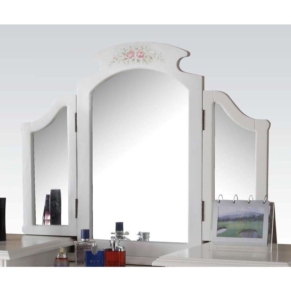 ACME - Torian - Vanity Mirror - White - 5th Avenue Furniture