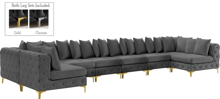 Meridian Furniture - Tremblay - Modular Sectional - Gray - 5th Avenue Furniture