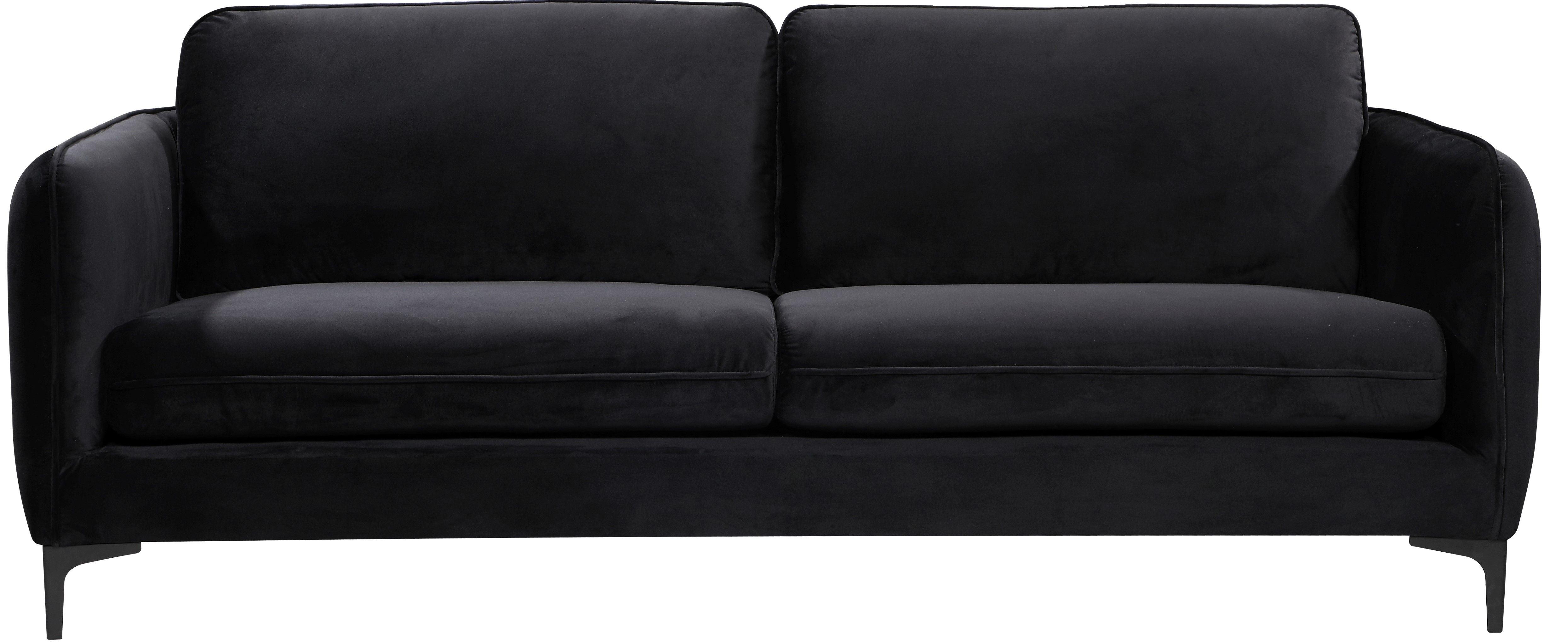 Meridian Furniture - Poppy - Sofa - Black - 5th Avenue Furniture