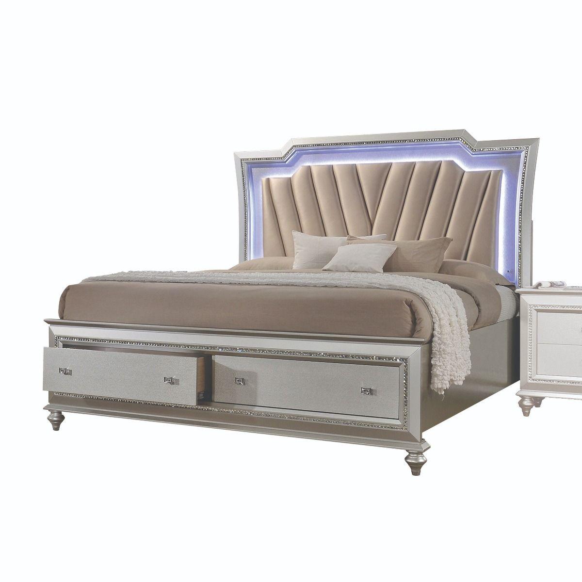 ACME - Kaitlyn - Bed (LED HB) - 5th Avenue Furniture