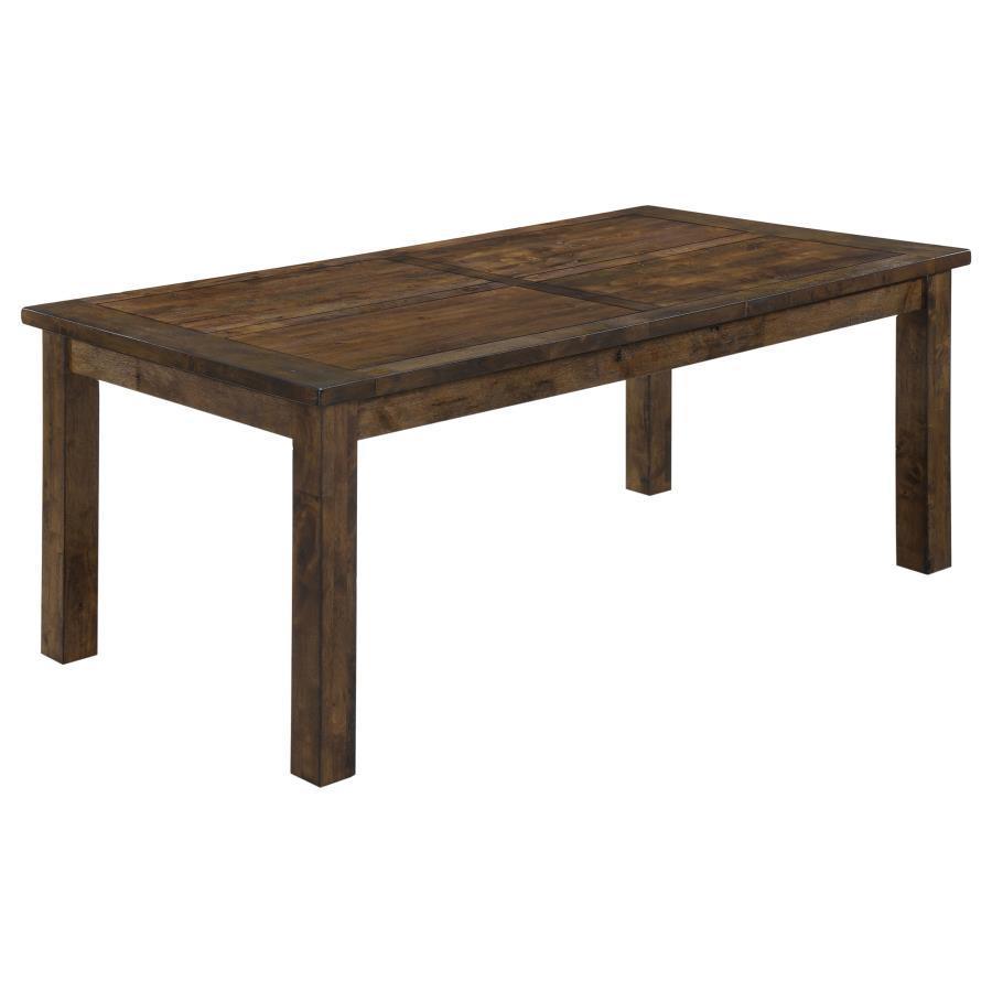 CoasterEveryday - Coleman - Rectangular Dining Table - Rustic Golden Brown - 5th Avenue Furniture