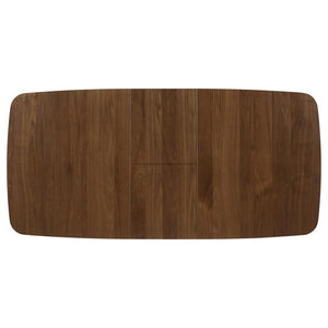 CoasterEveryday - Redbridge - Butterfly Leaf Dining Table - Natural Walnut - 5th Avenue Furniture