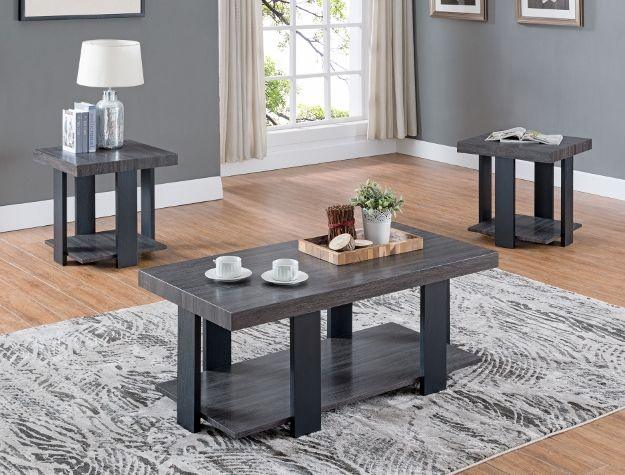 Crown Mark - Randy - 3 Piece Cocktail Set - Gray - 5th Avenue Furniture